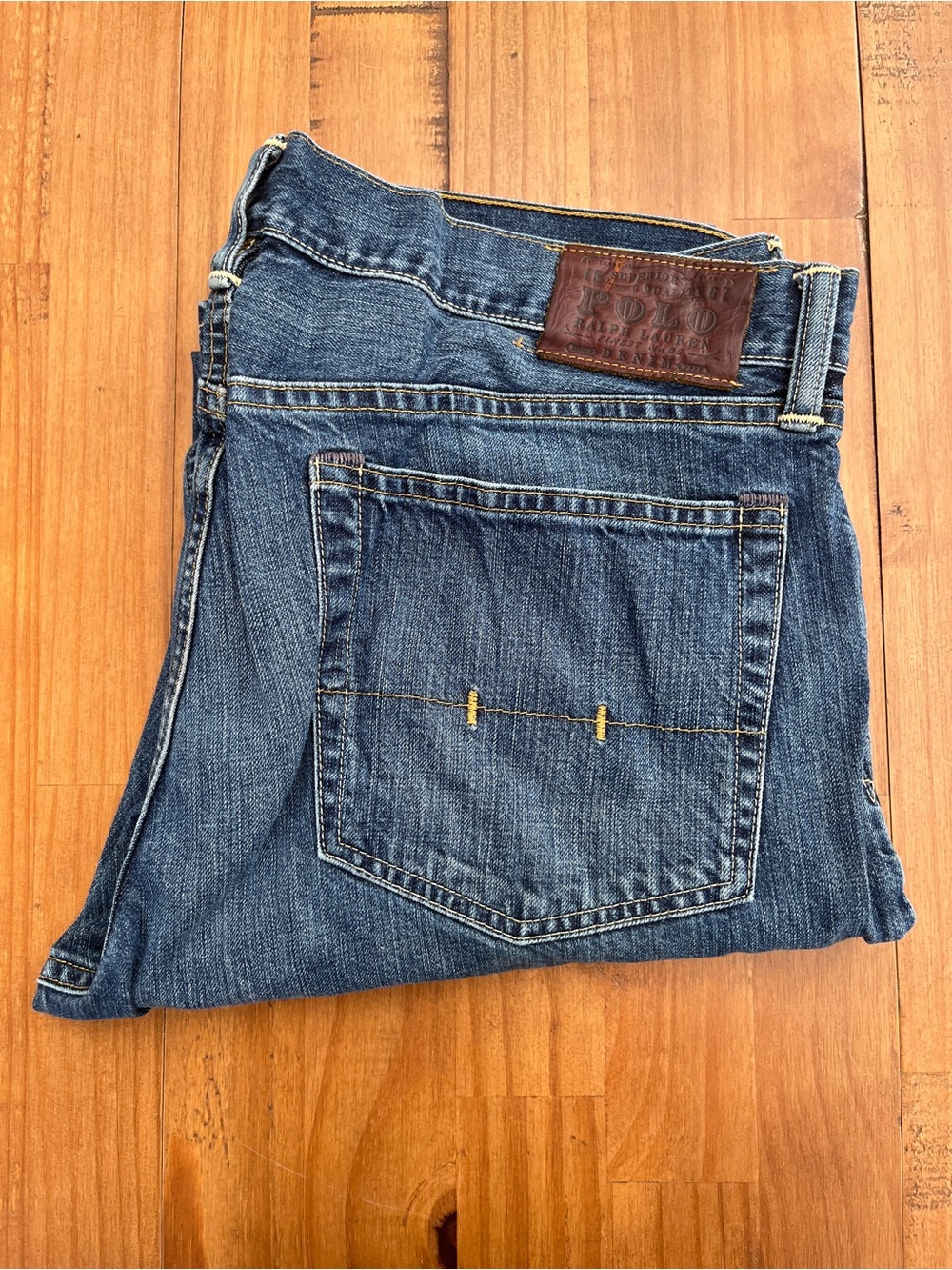 Polo Ralph Lauren Classic Men's Blue Denim Jeans 36/34